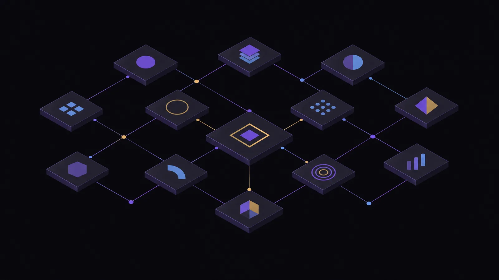 Compliance frameworks such as NIST, ISO 27001, DPDP and FedRAMP arranged as connected tiles