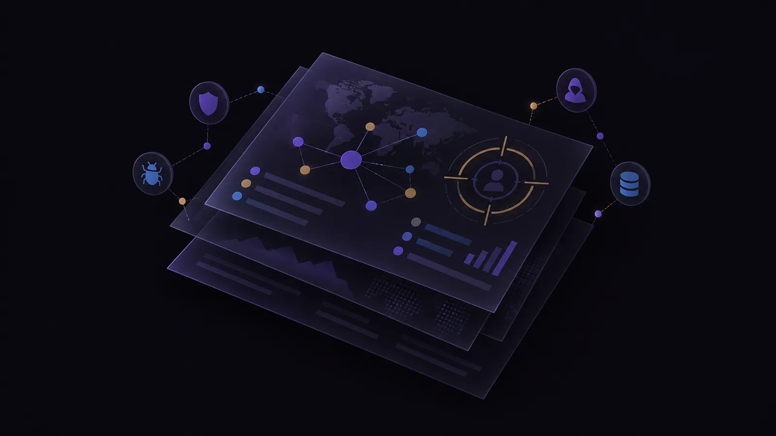 Threat intelligence report laid out as a dossier with summary, actor profile, TTPs and indicators